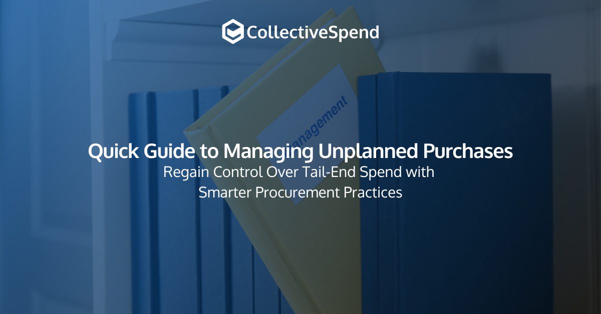 Managing Unplanned Purchases Effectively